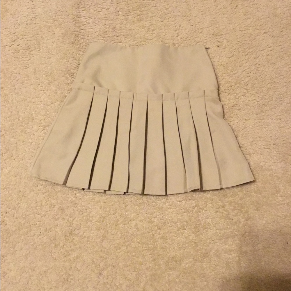 Girls Pleated School Uniform Skirt